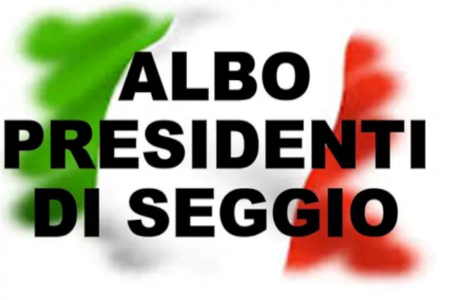 Avviso - Aperte le iscrizioni all’Albo dei presidenti di seggio elettorale